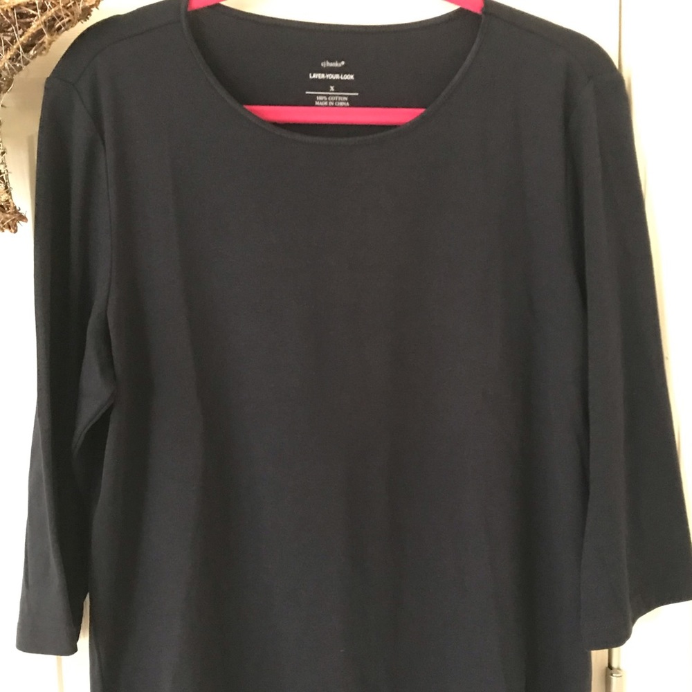 CJ Banks Long Sleeve Top X EUC